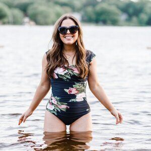 Albion Fit | The Tiffany Off Shoulder One-Piece Swimsuit